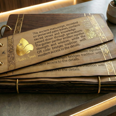 Panther Speaks: A Historic Literary Masterpiece Crafted on Palm Leaves