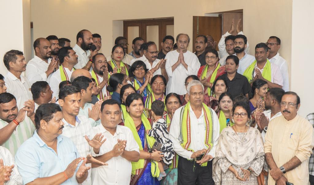 Naveen Reviews Angul Development and Organizational Affairs with BJD Leaders