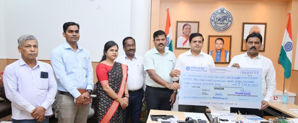 Odisha State Warehousing Corporation Pays Rs 2.88 Crore Dividend to State Government