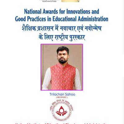 Trilochan Sahoo to Receive National Award for School Safety and Disaster Management Awareness