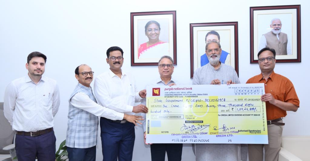 OREDA Ltd. Pays First-Ever Dividend of ₹1.07 Crore