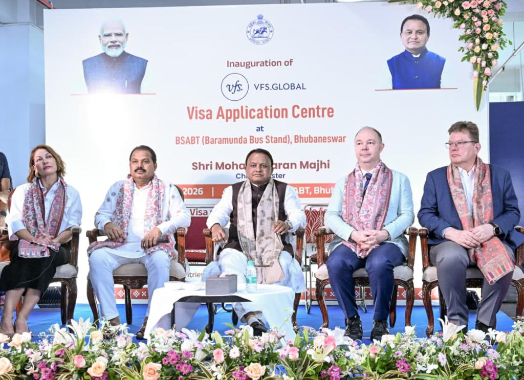 CM Inaugurates VFS Global Visa Application Centre in Bhubaneswar