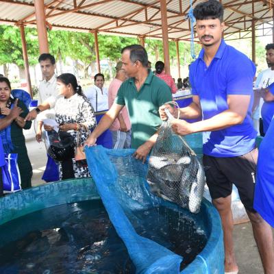 ICAR-CIFA Organizes Fish Harvest Mela and Live Fish Sale
