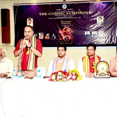 World Odisha Society launches the Book Cosmic Symphony