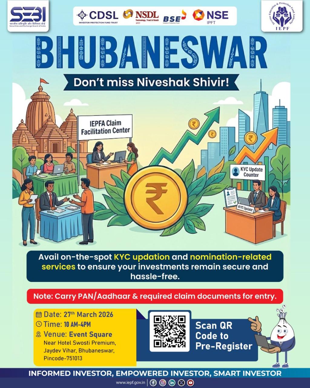 Niveshak Shivir’ in Bhubaneswar on 27th March 2026