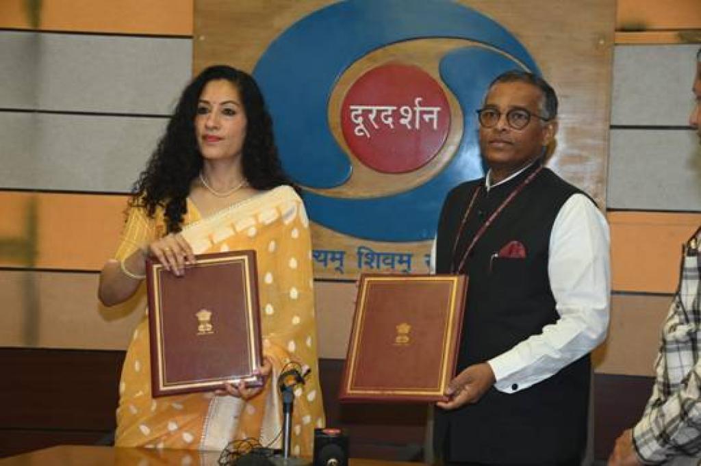 Doordarshan (Prasar Bharati) Signs MoU with ICCR to Expand Global Reach of Indian Cultural Content