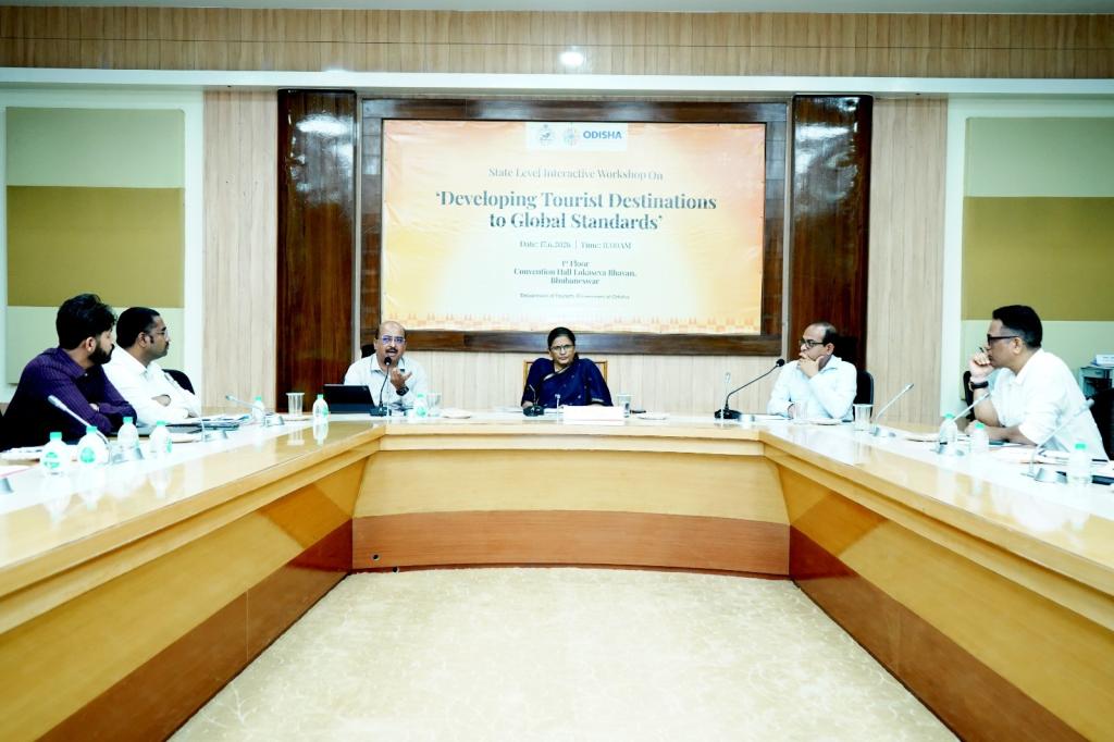 DCM Pravati Parida Chairs State-Level Workshop on Development of Global Standard Tourist Destinations in Odisha