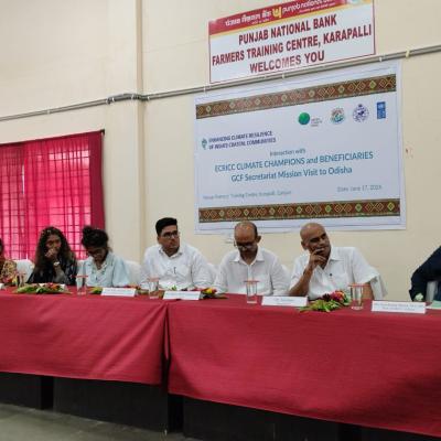 Green Climate Fund Mission Reviews ECRICC Interventions in Ganjam