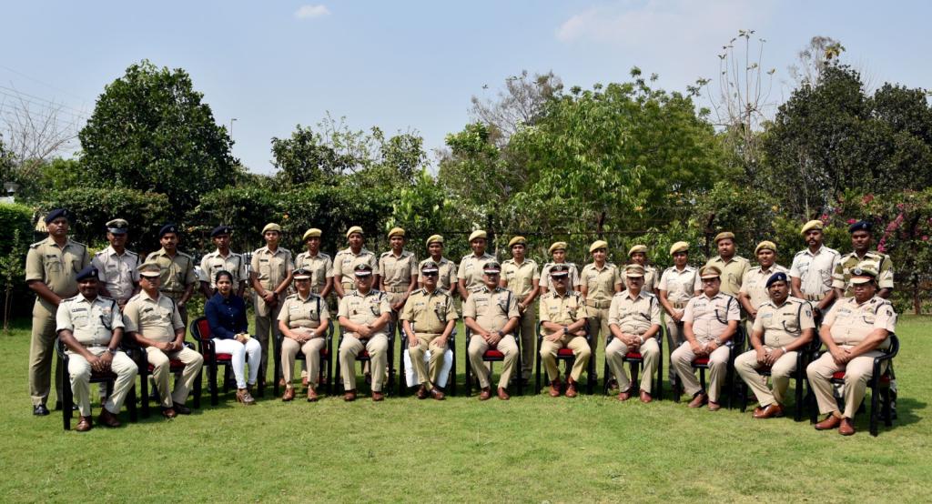Sportspersons of Odisha Police who have achieved were felicitated