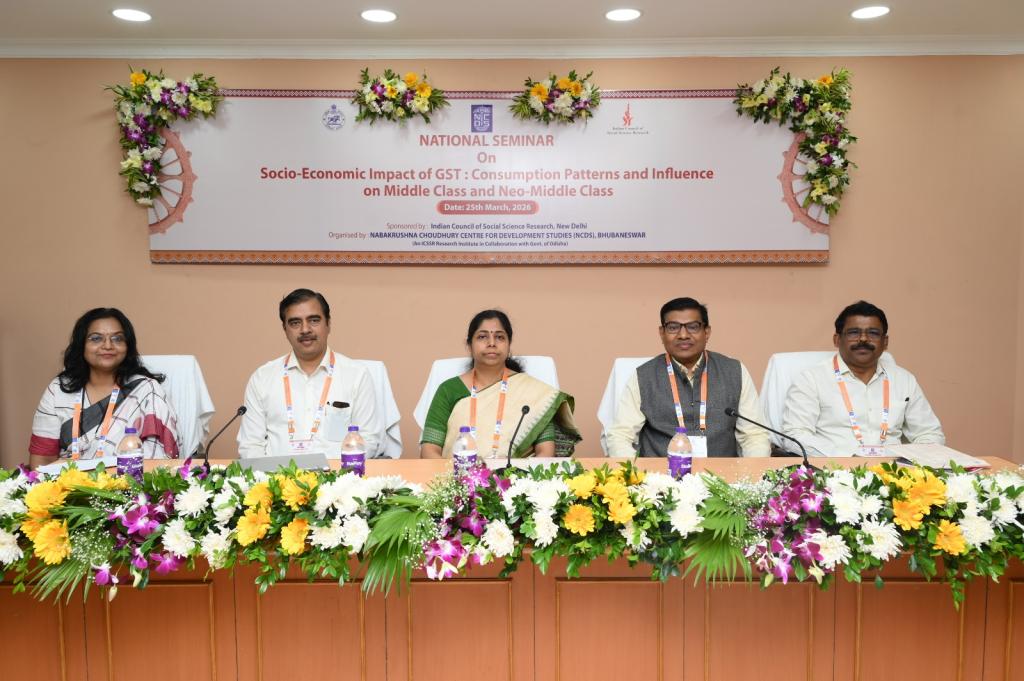 National Seminar on GST’s Socio-Economic Impact on Middle Classes and Neo- Middle Classes