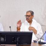 Deputy Chief Minister K V Singhdeo reviews the summer preparations of the Energy Department