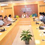 Shri Lanka Dinakar, Chairperson of Twenty Points Programme  Government of Andhra Pradesh, visits Odisha