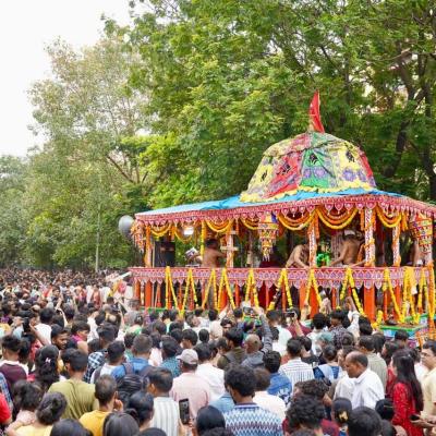 Mumbai’s Kharghar Jagannath Temple Hosts Rath Yatra