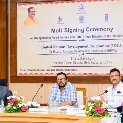 OSDMA Signs MoUs with UNDP and CivicDataLab to Strengthen Data-Driven Disaster Management