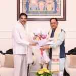 Chhattisgarh CM Vishnu Deo Sai meets Odisha Governor