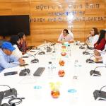 DCM Smt. Pravati Parida Reviews Preparedness for ‘Angan Utsav'