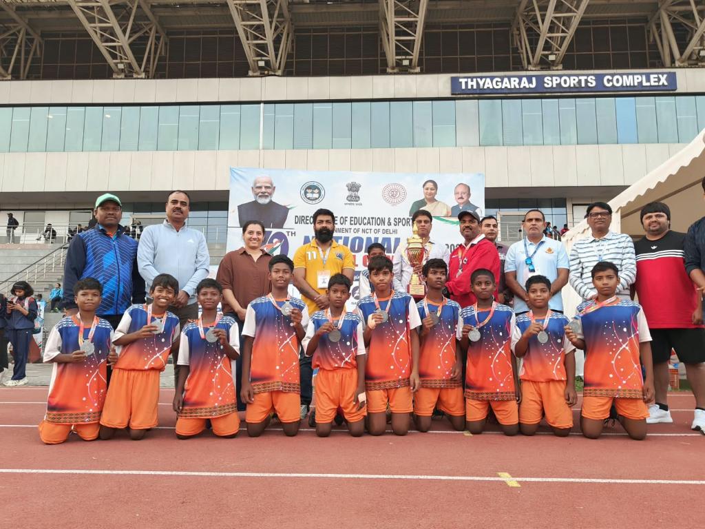 SGFI Rugby Nationals: Odisha U-14 Boys Win Silver Medal in Delhi