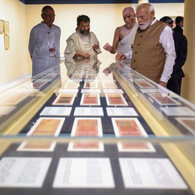 Prime Minister Shri Narendra Modi inaugurates Samrat Samprati Museum at Koba Tirth in Gandhinagar On the occasion of Mahavir Jayanti